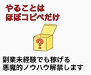 初期費用0！コピペでかんたん究極の在宅副業教えます 知らなきゃ損！初心者でも即日出来る悪魔的ノウハウ イメージ1