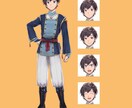 ゲーム等に使用できる立ち絵イラスト作成します 追加分のお値段交渉いたします！ イメージ4