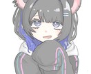 女の子のアイコン用イラスト、コテキャを描きます ご依頼通りに可愛らしいキャラクターを描きます イメージ7