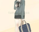イラストを作成いたします 自然体の人物立ち絵が得意です！ イメージ3