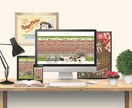 配色デザインに特化したWEBサイトを制作します スマートフォン対応。おしゃれで都会的なホームページ イメージ1