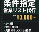 条件指定リストを即見積します 見積り必須・サンプル10行即。 イメージ1