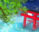 手書き風の背景描きます 背景イラストを使用する様々な場面のイラストを作成します。 イメージ2