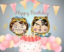 似顔絵アイコン手作りします さらにその方に合ったイメージをセレクトして着せ替えできます。 イメージ10