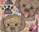 可愛くて優しい雰囲気の似顔絵オーダー承ります 初めてでも安心【記念日など家族への贈り物に】修正対応可能 イメージ7