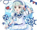 かわいい＆かっこいい女の子のイラストを制作します アイコン用からデフォルメ、全身イラストまで承ります イメージ2