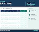 公式サイト確認済みの営業リストを作成します 1社ずつ公式サイトで確認。出典URL・取得日つきで納品 イメージ1