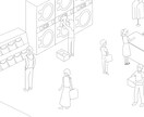 場面説明イラスト制作いたします 状況をイラストで分かりやすく説明できる、ゆるいイラストです！ イメージ5