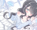 ふんわり透明感のある可愛いイラストを制作します ☆サムネ、おはV、ボカロMV、歌ってみた☆商用利用込み◎ イメージ5