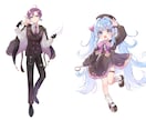 歌ってみた・MVのサムネや立ち絵イラストを描きます 映えるイラストをお届けします。お気軽にご相談ください！ イメージ3