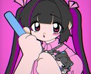 90年代風夢絵アイコン描きます テンプレートに沿って書きます。 イメージ1