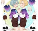 SNSアイコンやSDキャラクターイラスト制作します 衣装デザインやSDキャラ制作もお任せ！可愛いを形にします。 イメージ1
