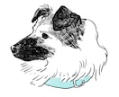 データ納品　シンプルな似顔絵イラストを描きます SNSアイコンやプレゼントに。シンプルおしゃれな線画イラスト イメージ1