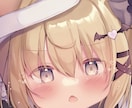 萌え系女の子のイラストアイコンを作成します SNSなどで使える一枚だけのアイコンです イメージ1