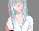 SNSアイコン等、イラスト作成いたします 要望に合わせてSNSや配信用などのアイコン製作いたします イメージ3