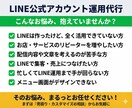 LINE公式アカウントの構築・運用を代行します アカウント構築〜リッチメニュー制作まで一貫対応！ イメージ2