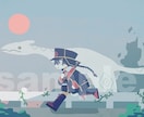 主線なしイラスト制作します 柔らかい絵本のような線画のないイラスト✧アイコンや動画にも！ イメージ2