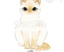 おうちの猫ちゃんを可愛くイラスト化します それぞれの猫ちゃんの個性に合った表情で！ イメージ2