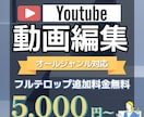 丁寧・見やすい動画制作します フルテロップ追加料金なしで対応いたします☆ イメージ1