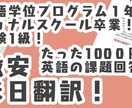 激安日米翻訳行います 早稲田大学英語学位プログラム生が英語のお悩み解決します！ イメージ1