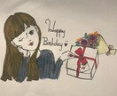 似てる！よりもかわいく！手書きのイラスト描きます 海外でアシスタント経験を活かしてデザイン、制作します！ イメージ4