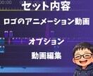 ロゴのアニメーション動画作ります オプションでPR動画編集セットも選択可能 イメージ2