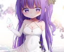 キラキラでかわいいイラストお描きいたします PCやスマートフォンの壁紙、ポストカードなどに是非！ イメージ3