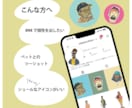 お洒落でちょっとシュールなSNSアイコン描きます お気に入りの帽子やメガネ、ヒゲもポップにデフォルメ！ イメージ2