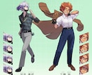 キャラクター立ち絵作成します 明るく可愛いキャラでTRPGや配信を彩ります イメージ5