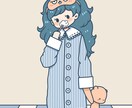 ポップでかわいいSNSアイコン描きます 他と差がつくアイコン｜プレゼント・名刺・ウェディングにも◎ イメージ3