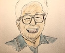 あなたの魅力的な似顔絵描きます 写真をもとに鉛筆画で味のある、線画のような似顔絵描きます。 イメージ3