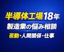 半導体工場18年｜夜勤・製造業の悩み相談のります 夜勤・製造業・工場勤務の悩みを経験ベースでお聞きします イメージ6