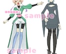 簡易のキャラクターデザインと立ち絵作成します 素早く丁寧に、急いでアイディアが欲しい方向けの資料作成 イメージ3