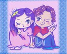 推し活似顔絵描きます 推し活しませんか？世界に一つの個性的な似顔絵イラスト描きます イメージ1