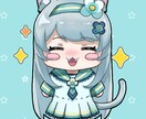 ぷにぷに丸っこいかわいいイラスト描きますます ♢﻿表情差分4種類込み♢﻿SNSや動画様々な用途に イメージ3