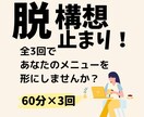 脱・構想止まり！あなたのサービスを形にします ～講座・サービス～温めてきた構想中のアイディアを3回で形に～ イメージ1