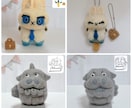 オリジナルキャラを羊毛フェルトのマスコットにします 写真や画像、手書きのイラストからお作りします☆ イメージ2