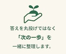 就労Ｂ型の仕事探し【ちょこっと相談】応じます 再現キット購入者限定「これ、どうしたら？」を一緒に整理します イメージ3