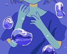 カラフルなかわいい雰囲気のあるイラスト描きます アイコン、MV絵、サムネ、キービジュアル イメージ4