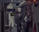 空気感にこだわったイラストをお届けいたします ダーク・幻想的・ストーリー性のある世界観をお求めの方へ イメージ4