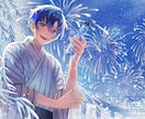 水彩風のイラストをお描きします Vtuber様に人気！周年、季節もの、歌みたなど イメージ7