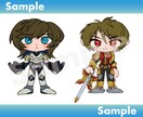 立ち絵デフォルメイラストを制作します 装飾追加料金なし・基本修正無制限で制作いたします！ イメージ3