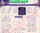 インド占星術であなたの取扱説明書を作ります 【お試し価格】性格や才能、恋愛、仕事を1枚に凝縮します！ イメージ4