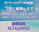 Shorts動画を丁寧に編集します 報連相を大事に、丁寧で見やすい動画を作成 イメージ1
