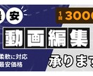 激安！ホームビデオの編集してほしい人！編集承ります カットや字幕を費用を抑えて依頼したい方へ！！ イメージ2