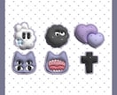 メンバーシップやサブスクのバッジを作成します ぷっくり可愛いシールみたいなスタンプ作ります！ イメージ8