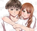 似顔絵イラスト承ります 少女漫画風の可愛い絵柄イラスト描きす イメージ3