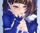 透明感のあるキャラクターイラストを制作します 大切なキャラクターを、透明感のあるイラストに仕上げます！ イメージ1