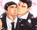 BL作品の表紙・挿絵お描きます 作品の魅力アップのお手伝いさせてください！ イメージ1