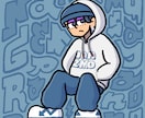 イラスト・アイコン描きます アメリカのアニメのようなポップな絵柄 イメージ2